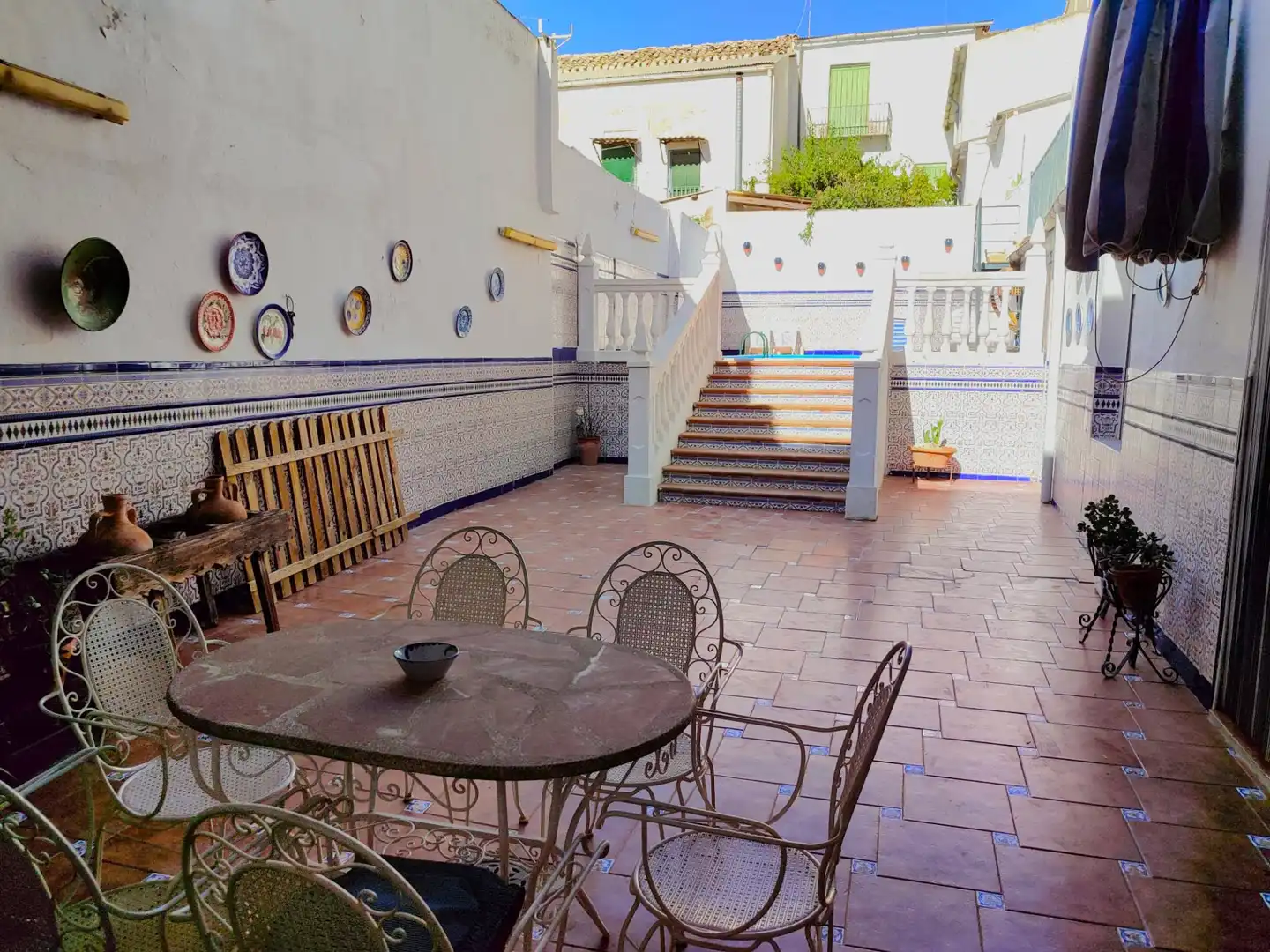 Jardín de Casa adosada en venta en Mancha Real con Jardín privado, Terraza y Piscina