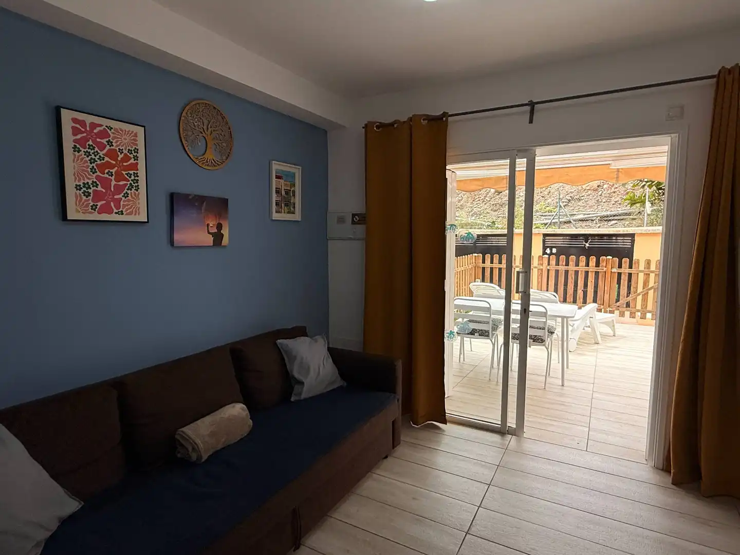Terraza de Dúplex en venta en San Bartolomé de Tirajana con Jardín privado, Terraza y Amueblado