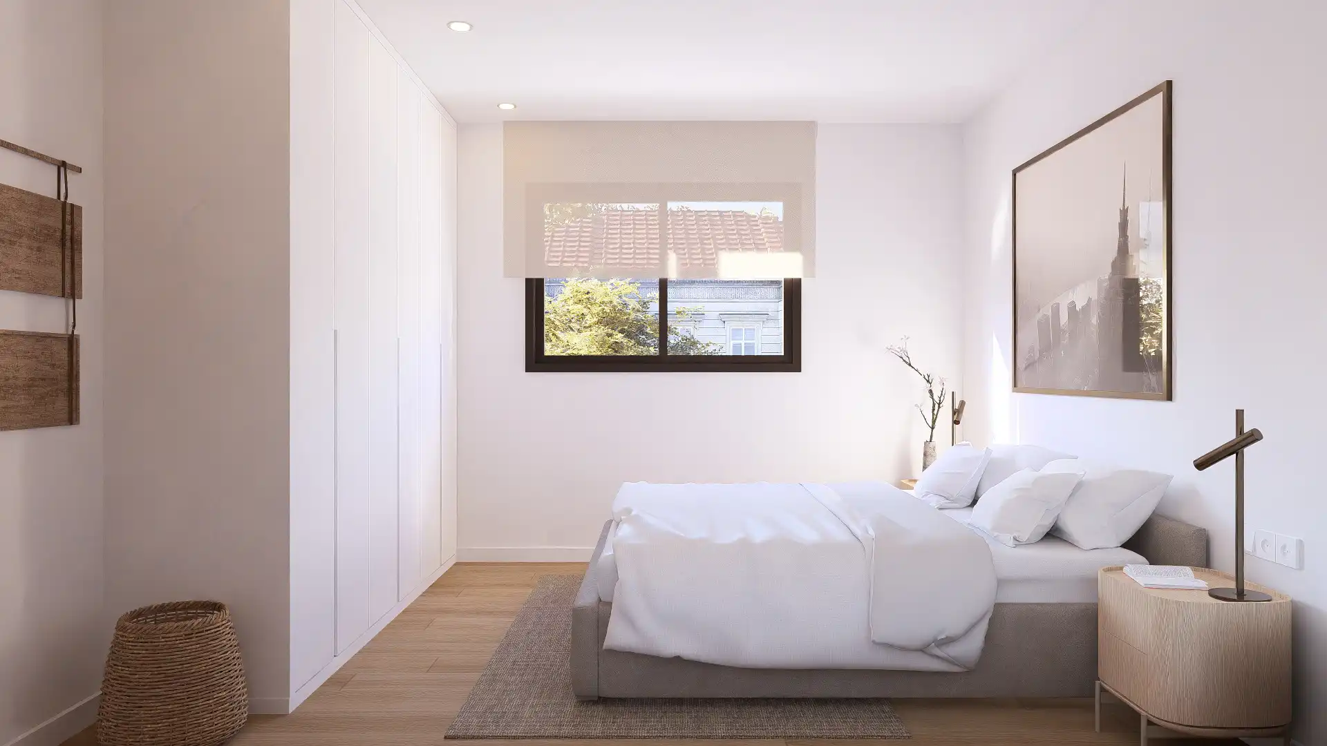 Schlafzimmer von Erdgeschoss zum Verkauf in La Garriga mit Klimaanlage, Heizung und Parkett
