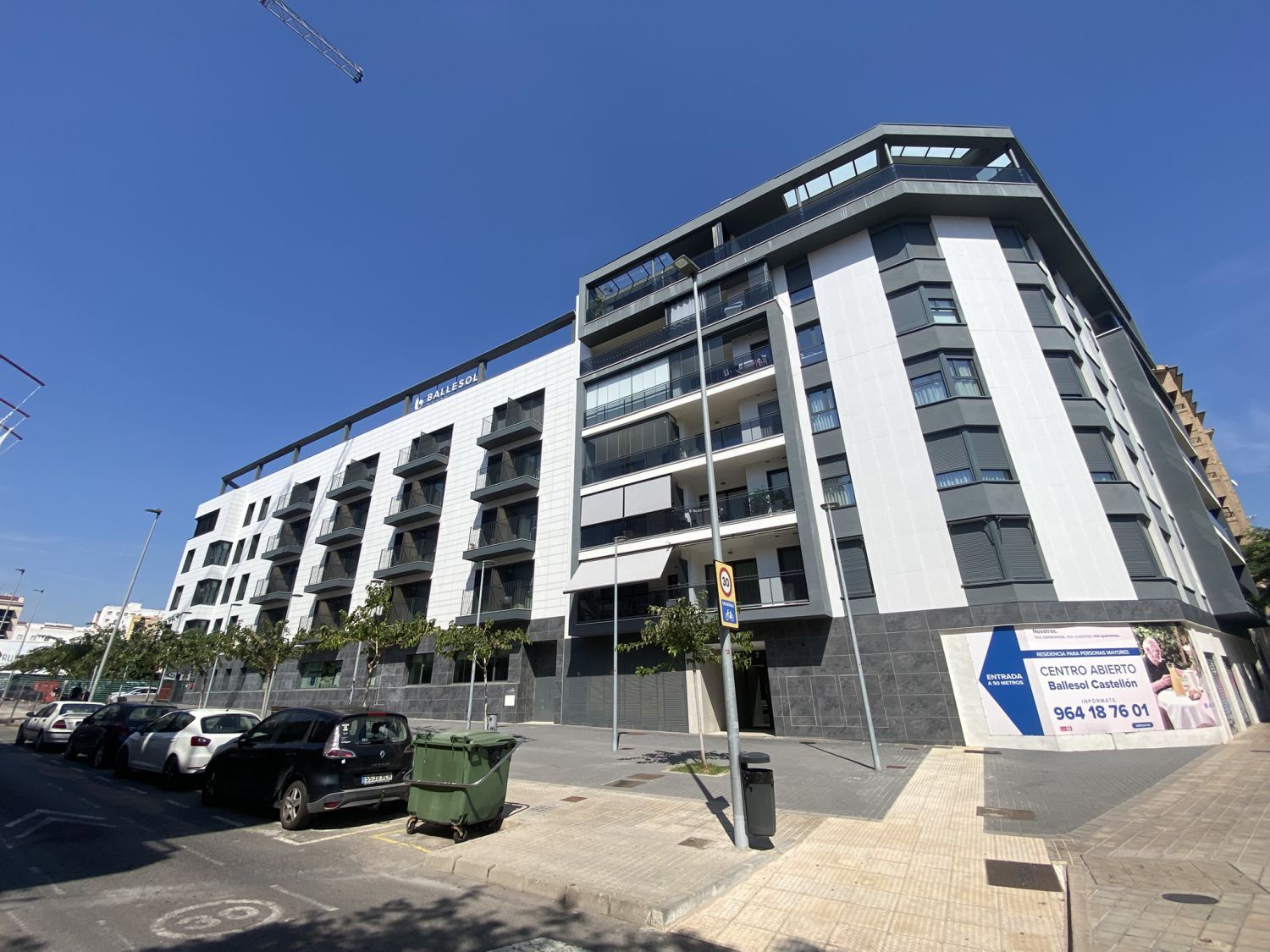 Vista exterior de Pis de lloguer en Castellón de la Plana / Castelló de la Plana amb Aire condicionat, Calefacció i Terrassa