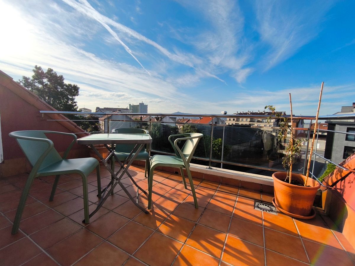 Terrassa de Àtic en venda en Vilagarcía de Arousa amb Calefacció, Jardí privat i Terrassa