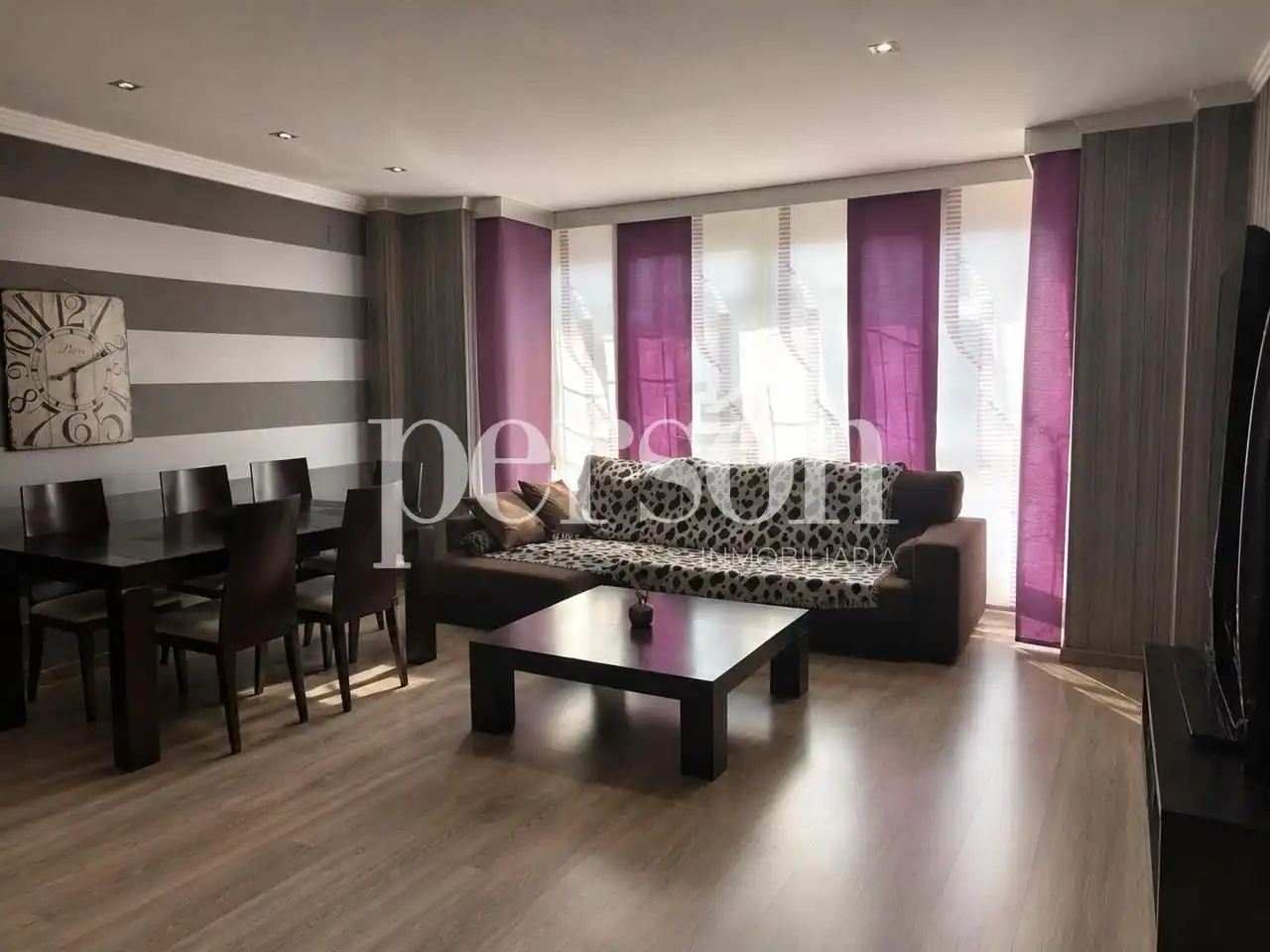 Living room of Flat for sale in Sueca  with Air Conditioner and Furnished