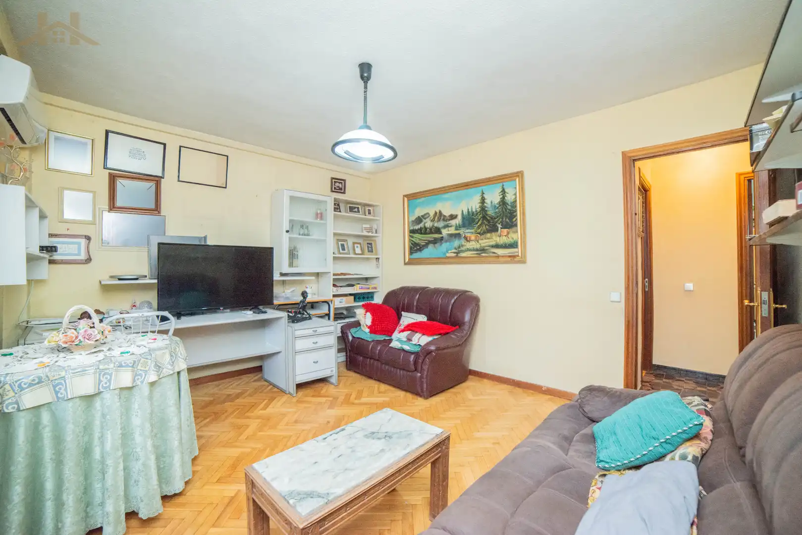 Sala d'estar de Pis en venda en Alcorcón amb Aire condicionat, Calefacció i Terrassa