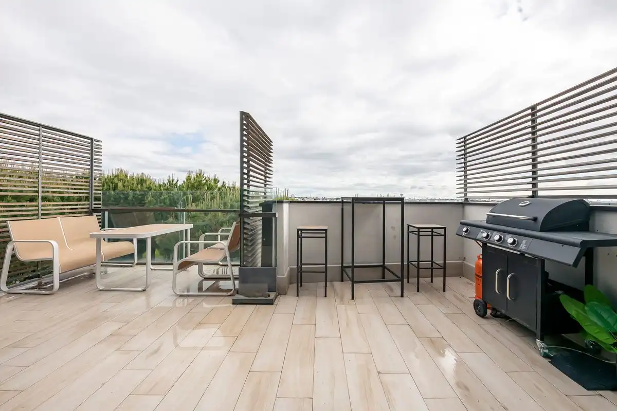 Terrasse von Dachboden zum Verkauf in Majadahonda mit Klimaanlage, Heizung und Privatgarten