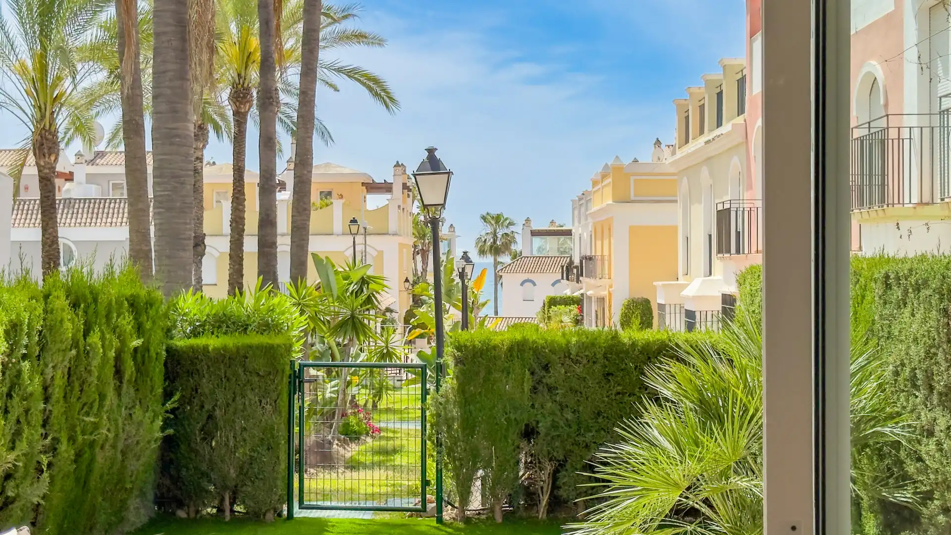 Exterior view of Detached homes for sale in Marbella  with Air Conditioner, Heating and Private garden