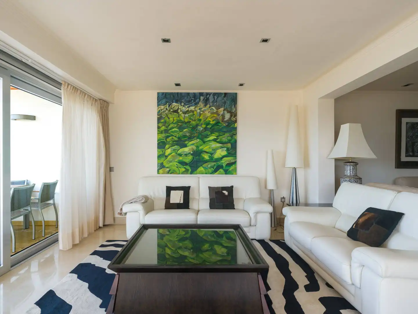 Sala de estar de Casa o chalet en venta en San Bartolomé de Tirajana con Aire acondicionado, Amueblado y Jacuzzi