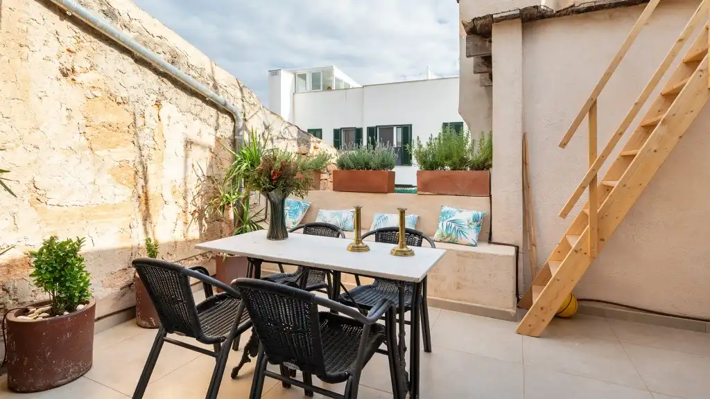 Terrassa de Finca rústica en venda en Consell amb Aire condicionat, Jardí privat i Terrassa