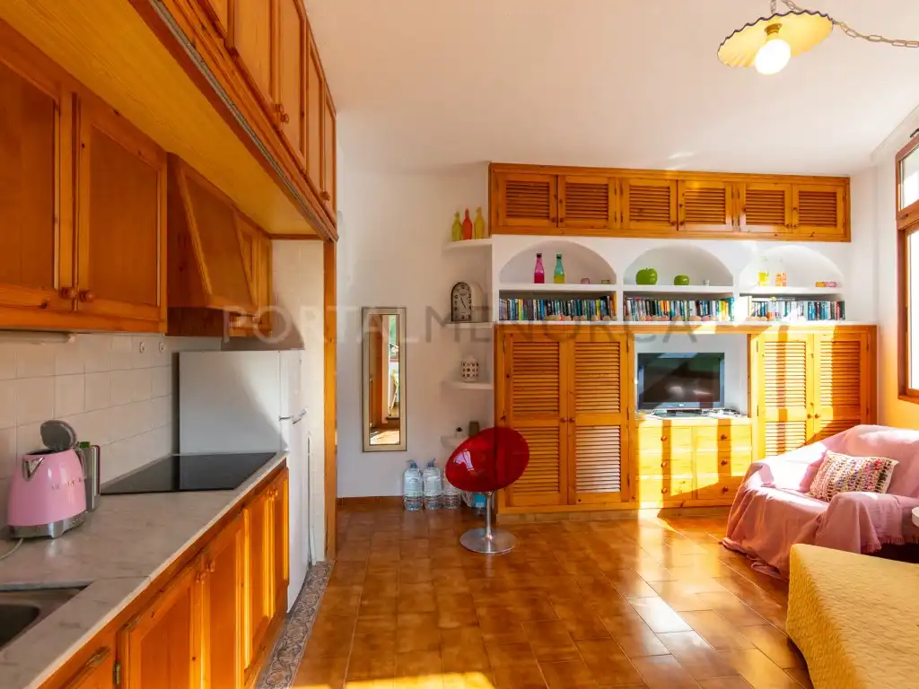 Cocina de Apartamento en venta en Ferreries con Aire acondicionado y Terraza