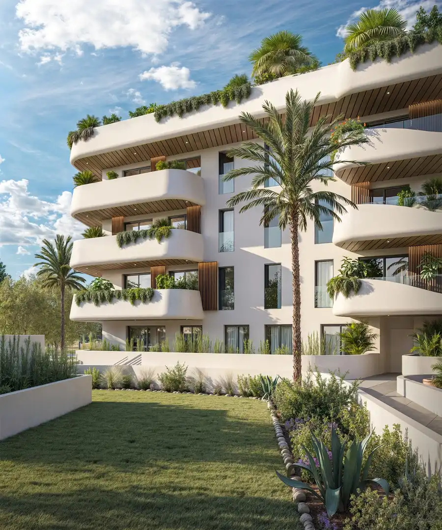 Vista exterior de Apartamento en venta en Marbella con Aire acondicionado, Terraza y Piscina