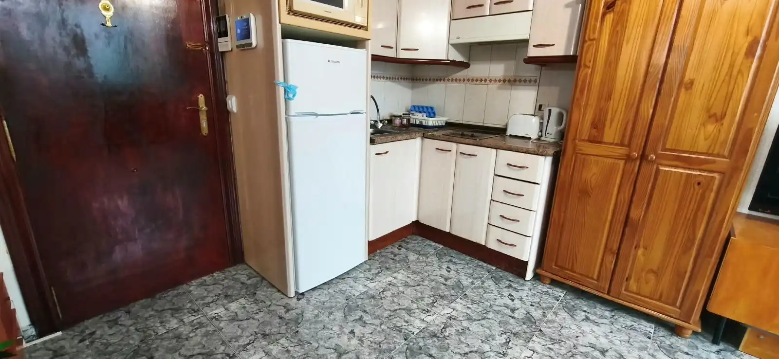 Kitchen of Flat for sale in Benidorm  with Air Conditioner, Furnished and Alarm