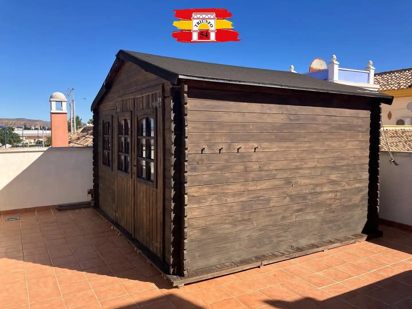 Vista exterior de Casa o chalet en venta en San Javier con Aire acondicionado, Jardín privado y Amueblado