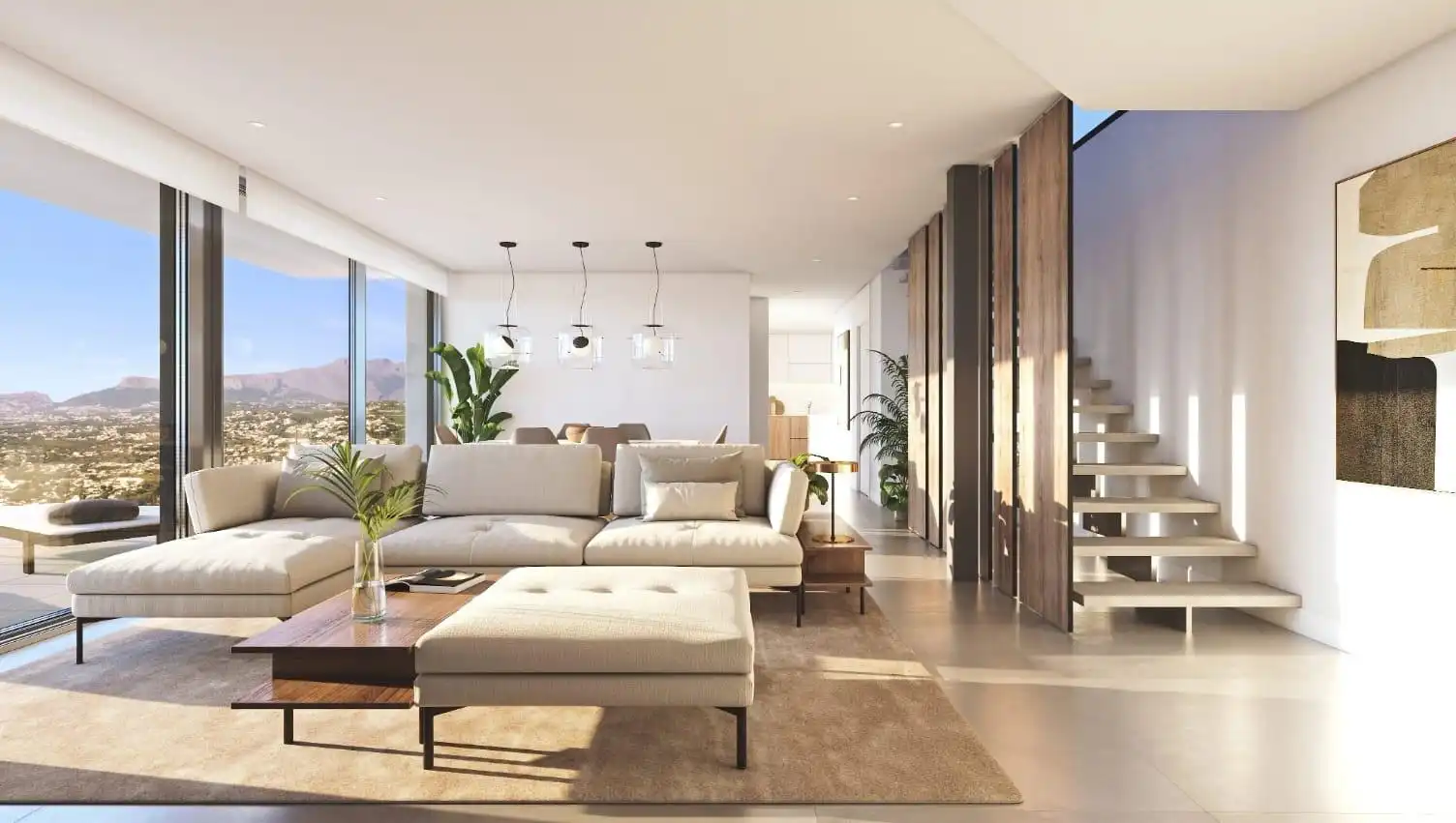 Detached house with terrace for sale in Cumbre del Sol, imagen 4