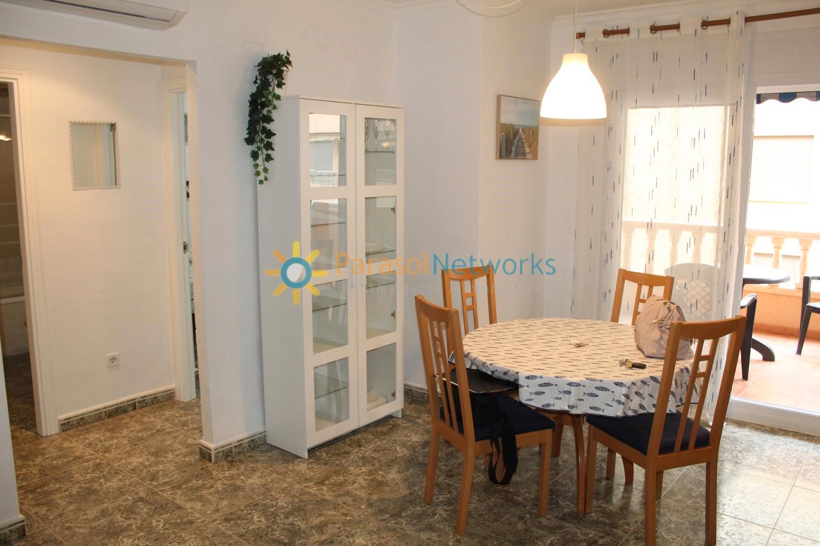 Dining room of Apartment to rent in Dénia  with Air Conditioner, Terrace and Furnished