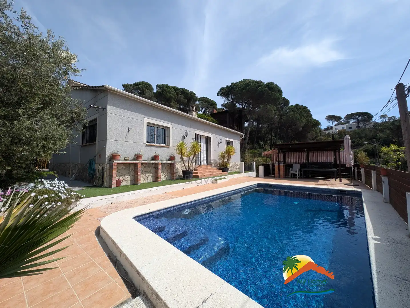 Casa amb piscina en venda a Aiguaviva Parc, imagen 3