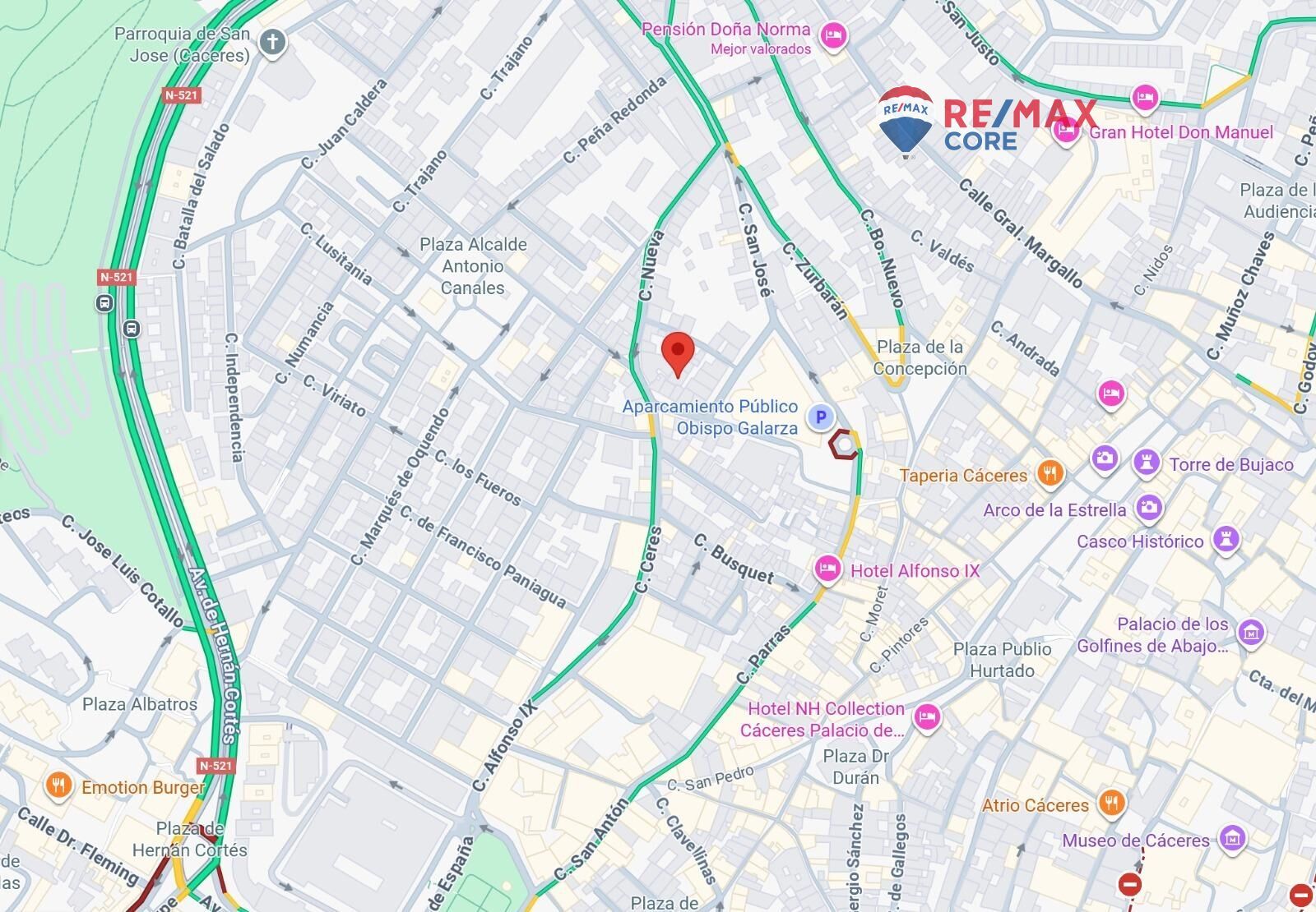 Vista exterior de Residencial en venda en Cáceres Capital