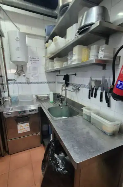 Cocina de Local en traspaso en Madrid con Aire acondicionado, Calefacción y Terraza