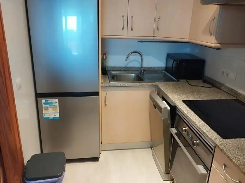 Cocina de Ático de alquiler en  Palma de Mallorca con Aire acondicionado, Calefacción y Parquet