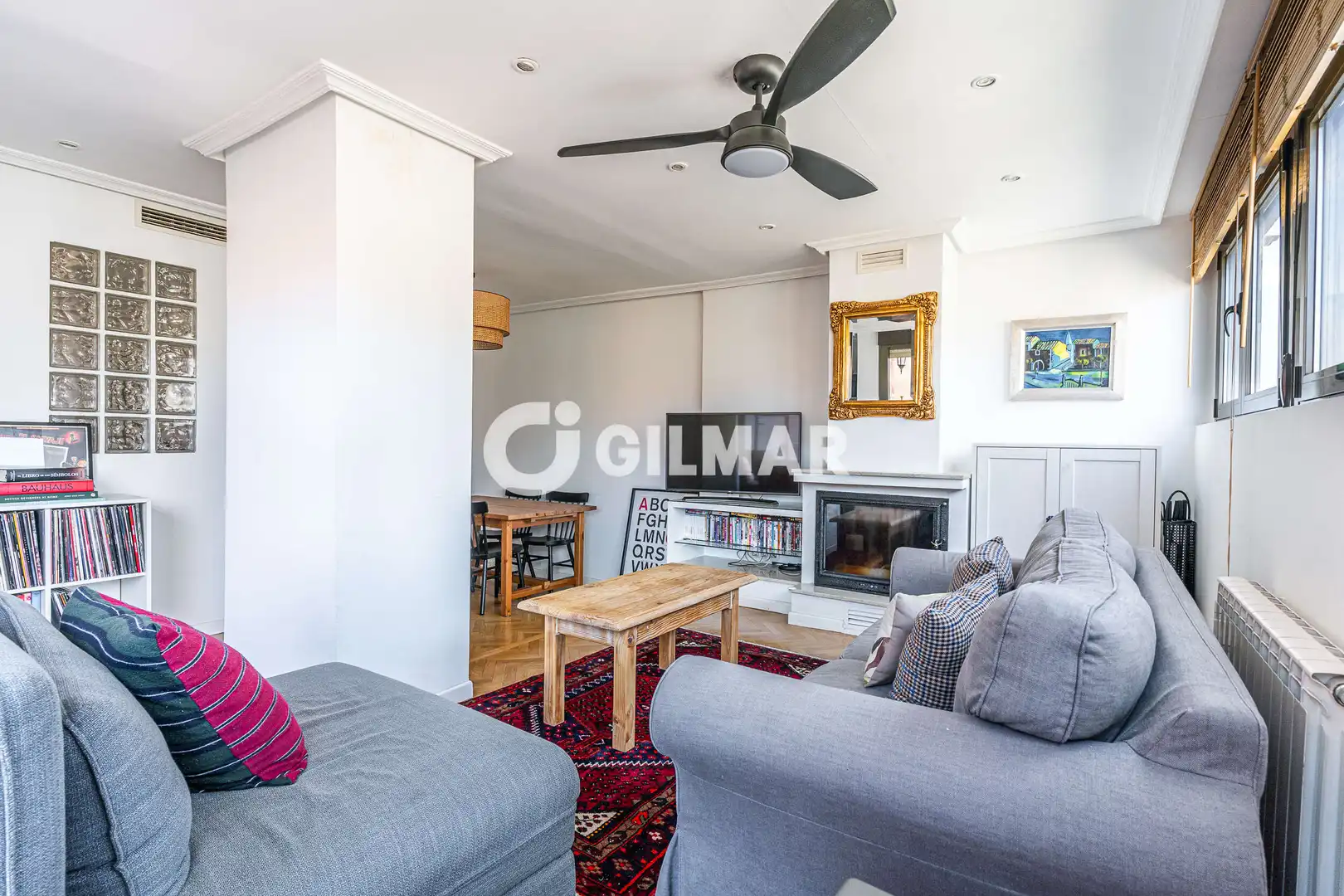 Sala de estar de Ático en venta en Villaverde