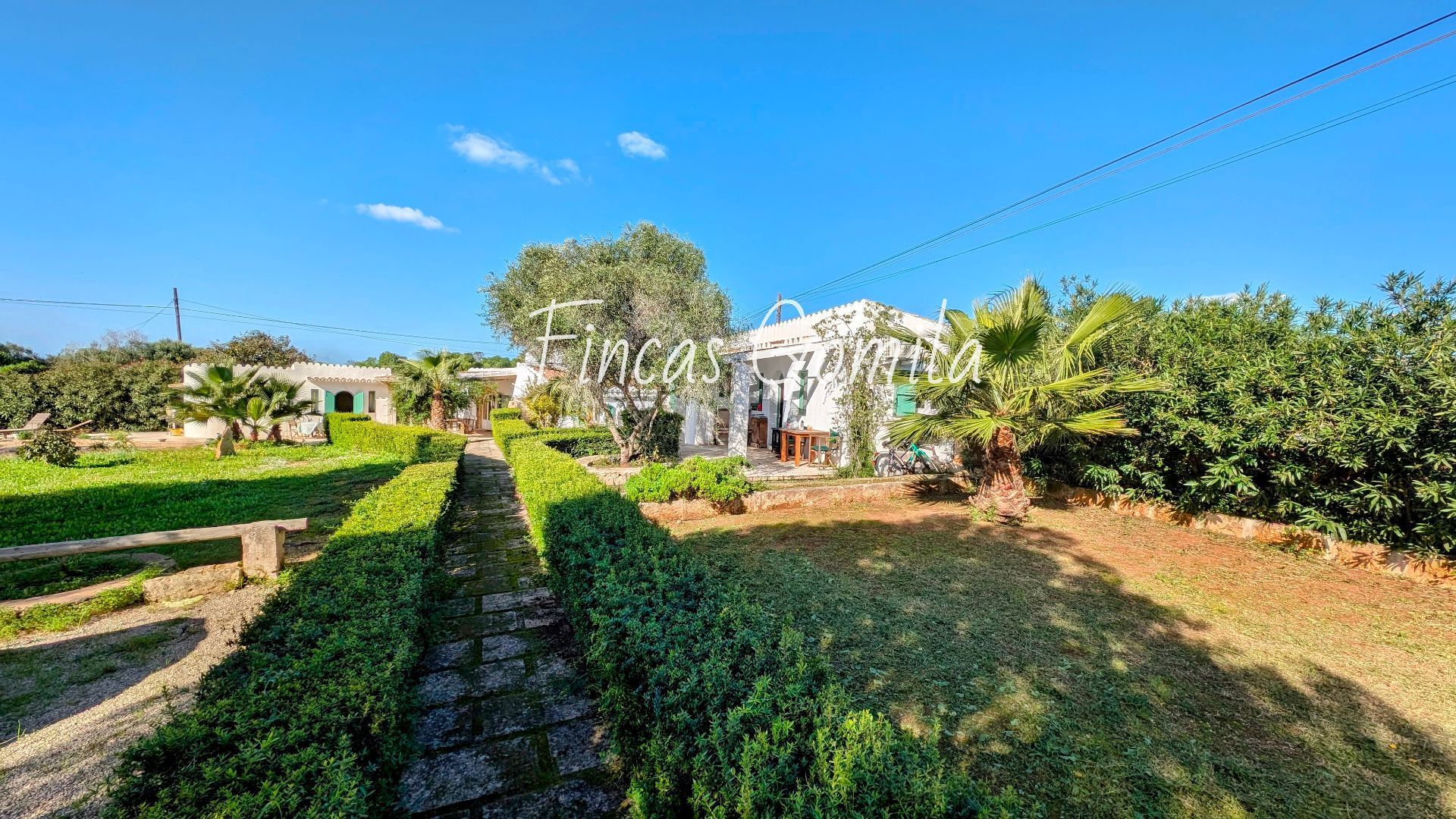Exterior view of Country house for sale in Sant Lluís  with Private garden