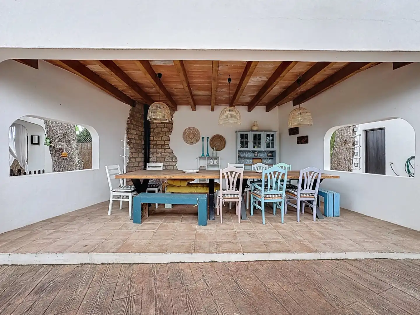 Terrace of Houses for sale in L'Alfàs del Pi  with Air Conditioner, Heating and Private garden