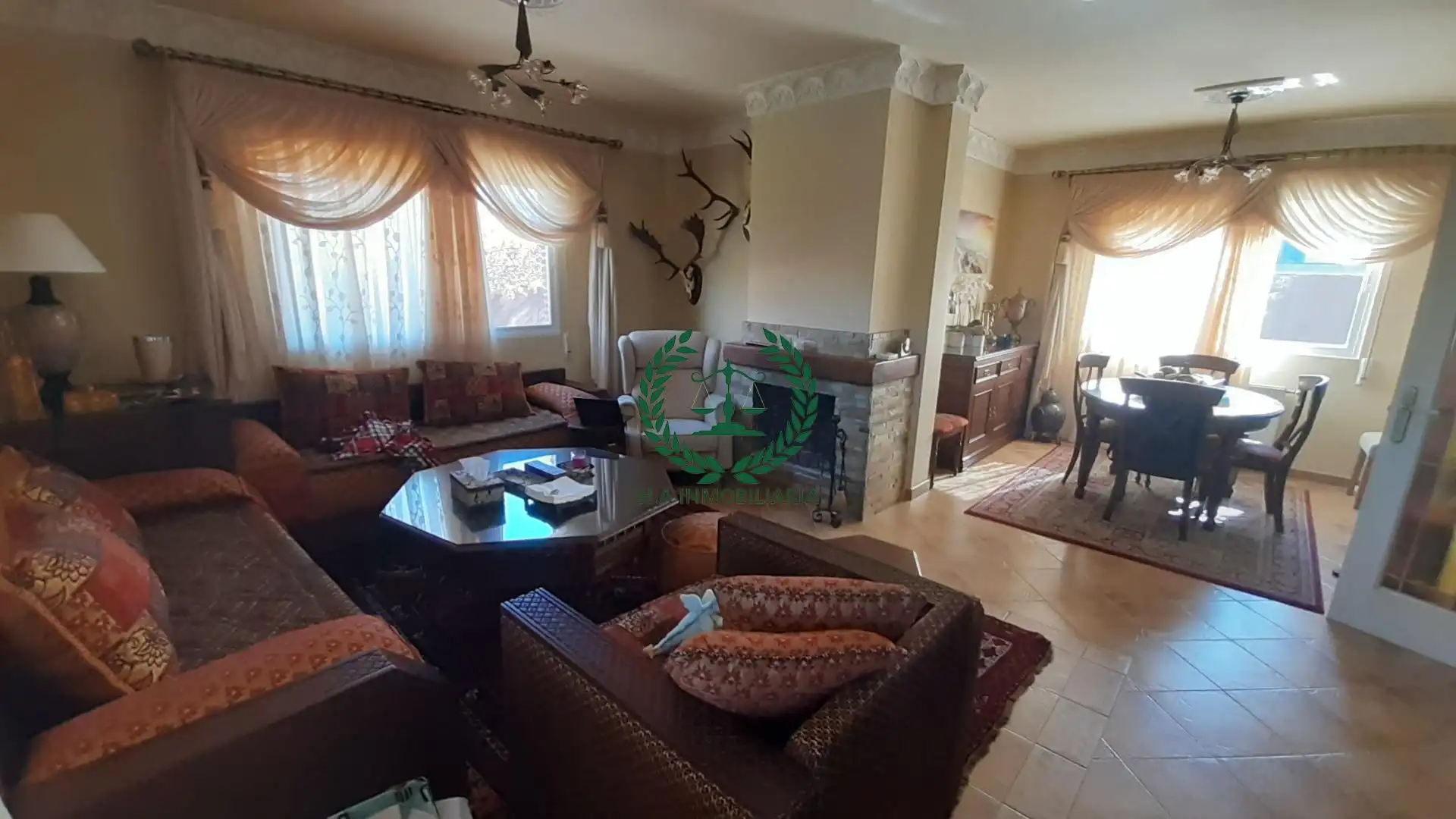 Sala de estar de Casa o chalet de alquiler en Pedrezuela con Calefacción, Jardín privado y Terraza