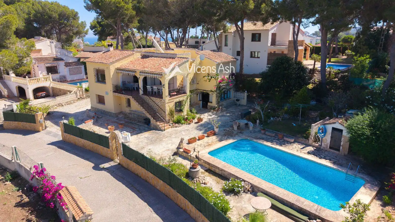 Exterior view of Houses for sale in Jávea / Xàbia  with Air Conditioner, Heating and Terrace