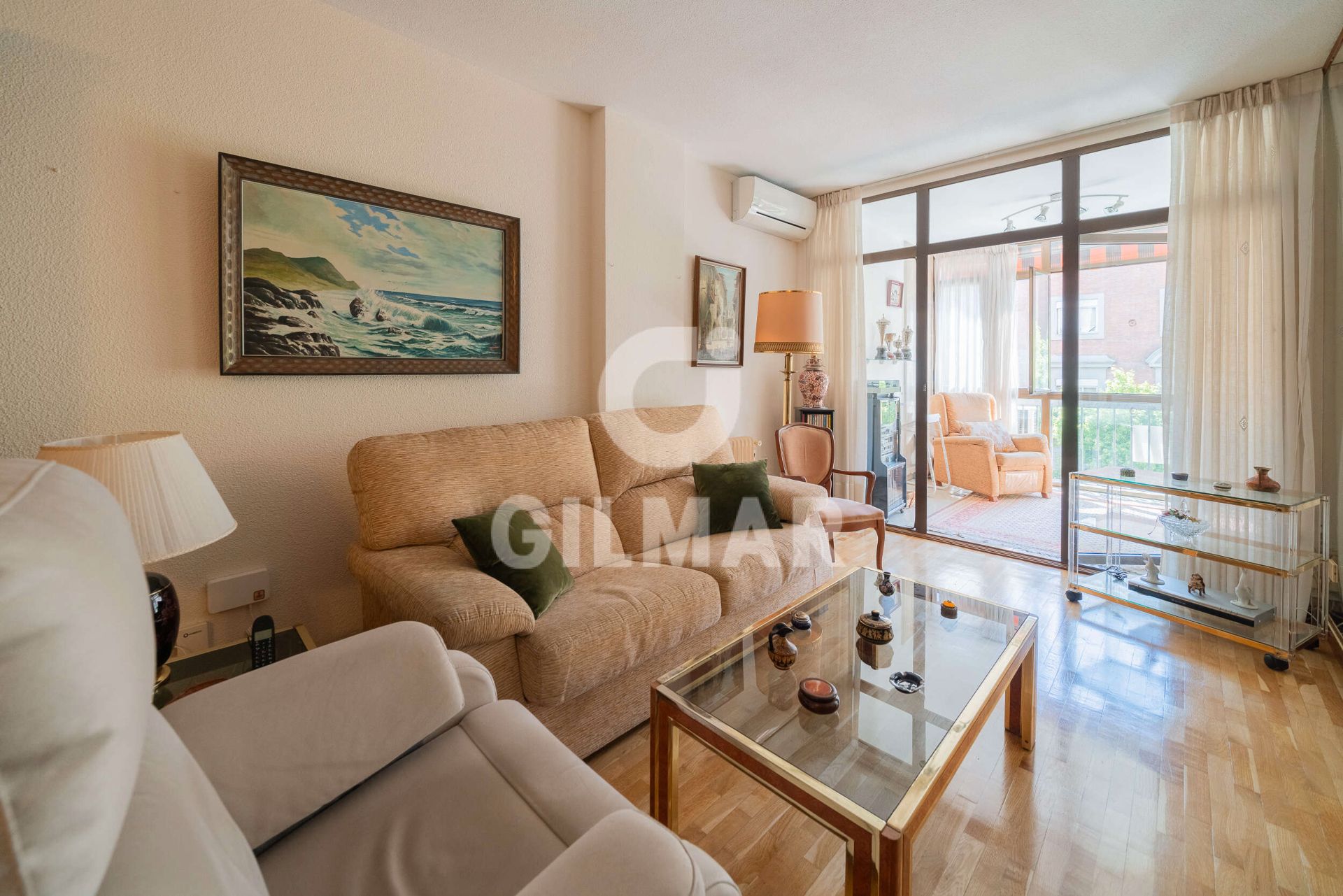 Sala d'estar de Pis en venda en  Madrid Capital amb Aire condicionat, Calefacció i Terrassa