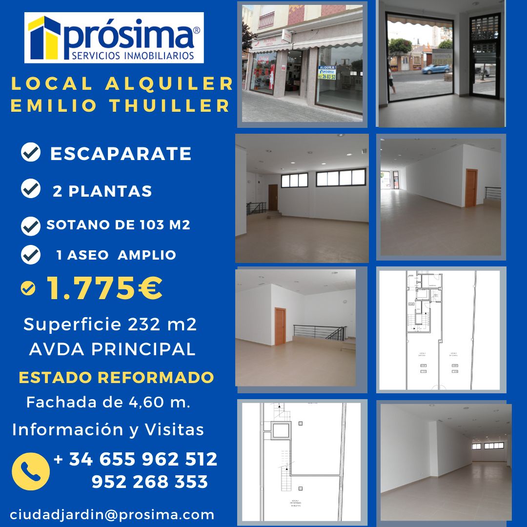 Premises to rent in Málaga Capital  with Air Conditioner