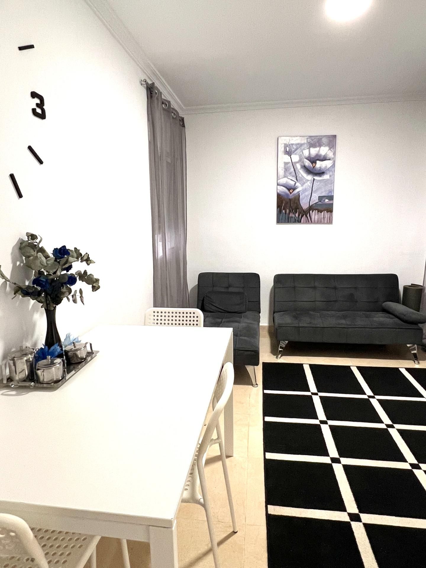 Sala de estar de Piso en venta en Alicante / Alacant con Terraza y Balcón