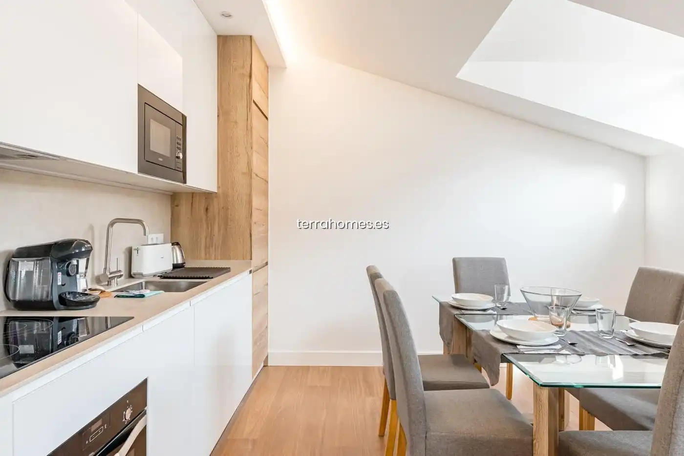 Cocina de Apartamento en venta en Madrid con Aire acondicionado y Amueblado