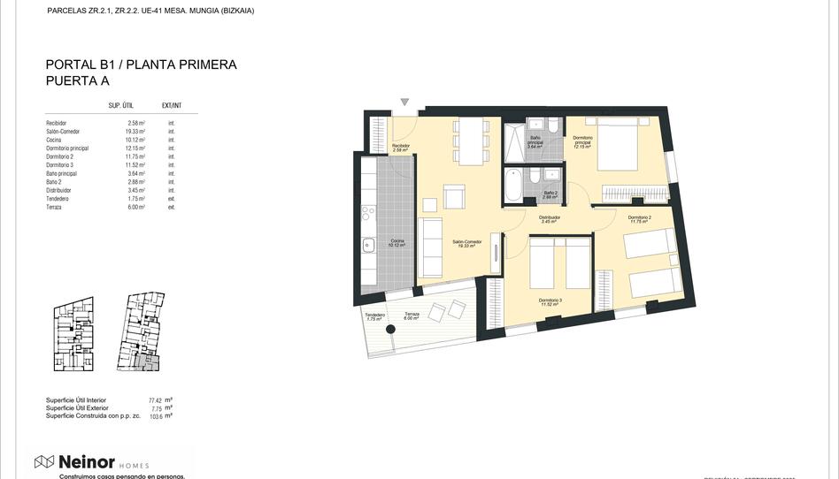 Foto 1 von Wohnung zum Verkauf in   Calle Lauxeta Olerkari, Mungia, Bizkaia