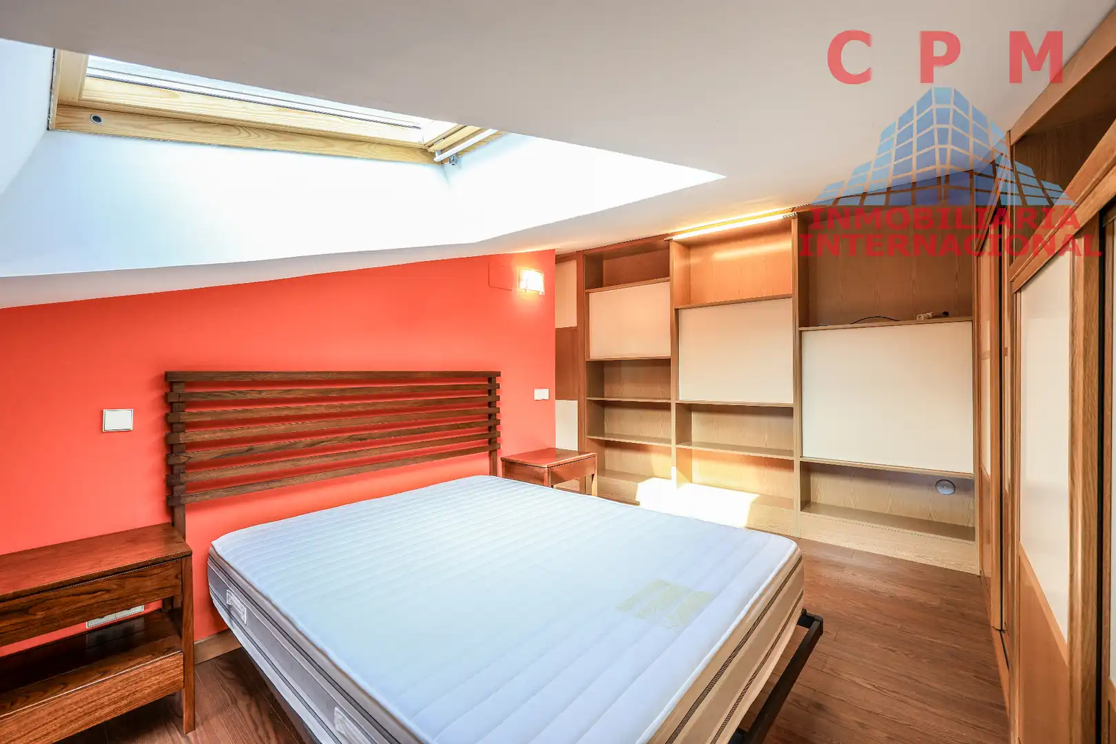 Schlafzimmer von Wohnung zur Miete in Madrid mit Klimaanlage, Heizung und Parkett
