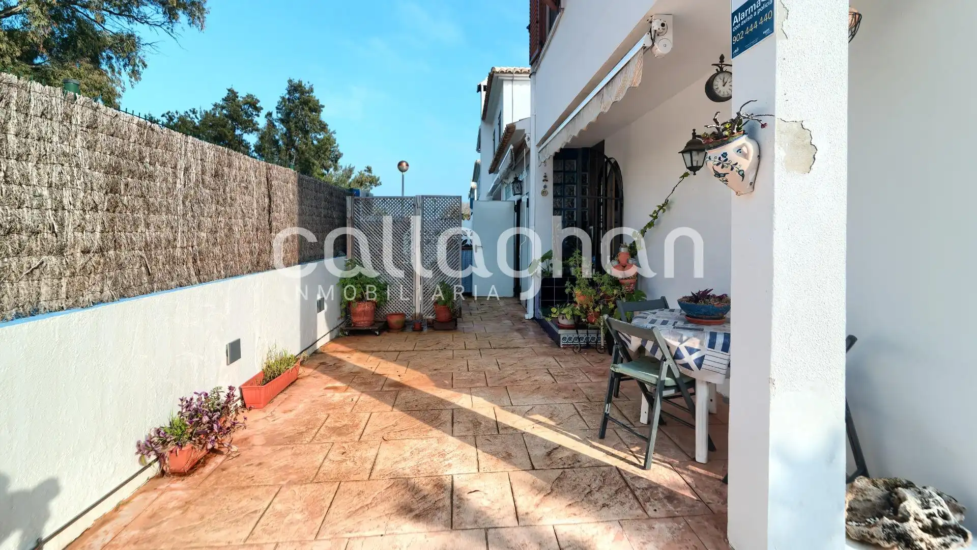 Terrassa de Casa adosada en venda en Sagunto / Sagunt amb Aire condicionat, Calefacció i Terrassa