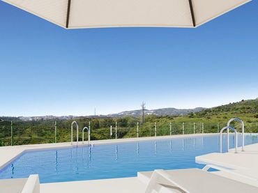 Àtic amb piscina en venda a Mijas pueblo