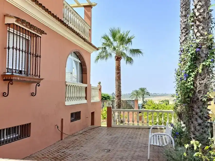 Terraza de Casa o chalet en venta en Salteras con Aire acondicionado, Piscina y Balcón
