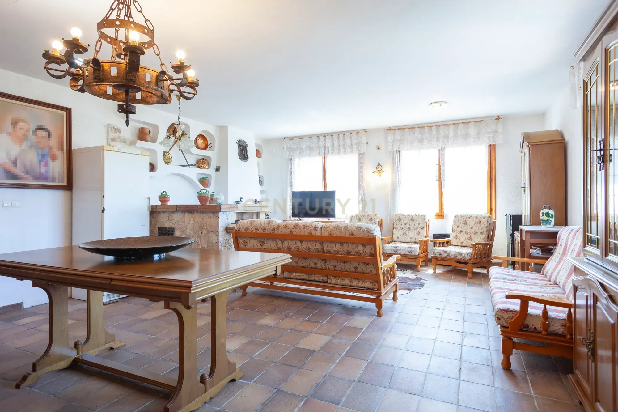Living room of House or chalet for sale in Dosrius  with Air Conditioner, Private garden and Alarm
