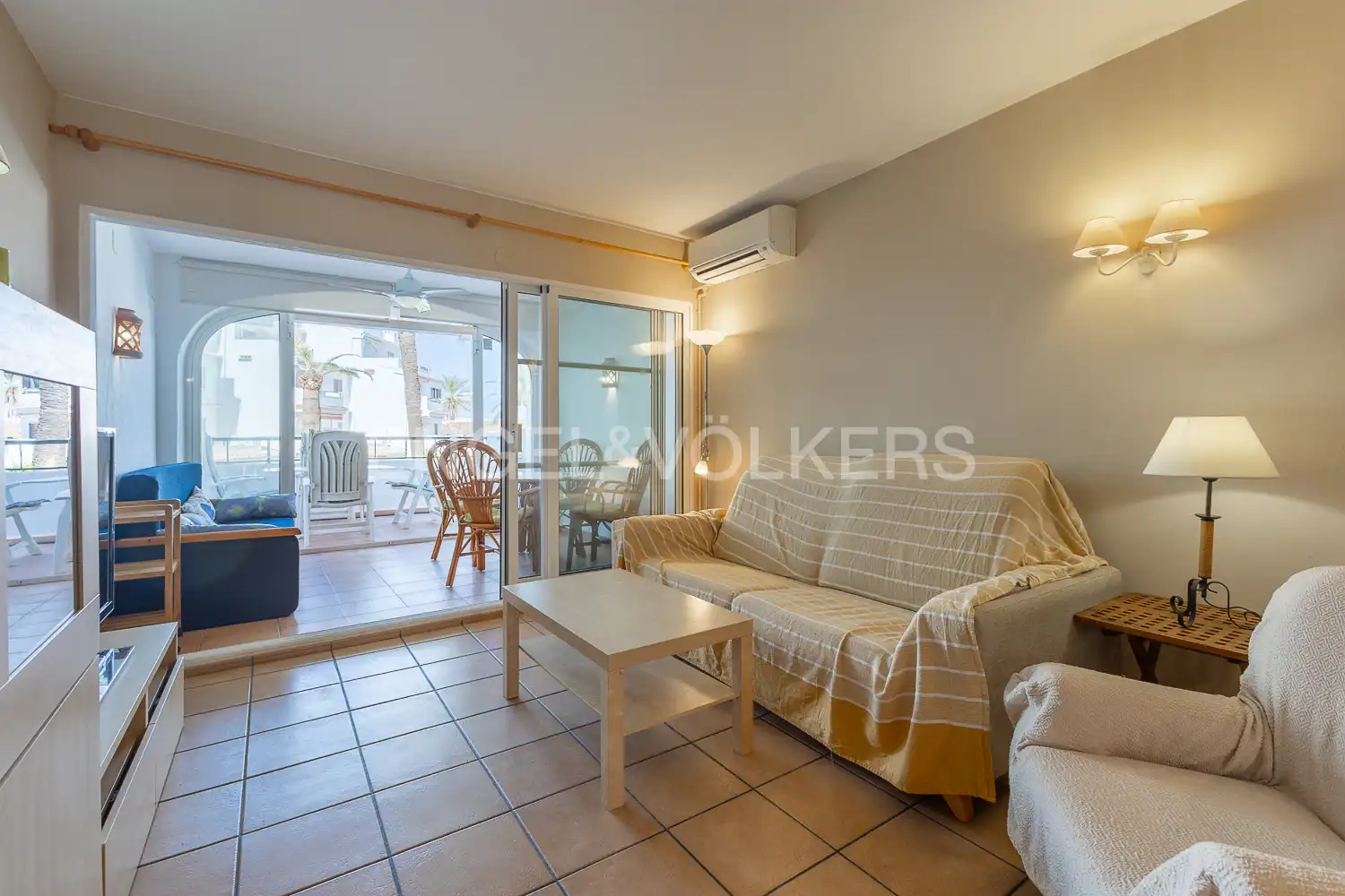 Balcony of Flat for rent in Dénia  with Air Conditioner, Heating and Terrace