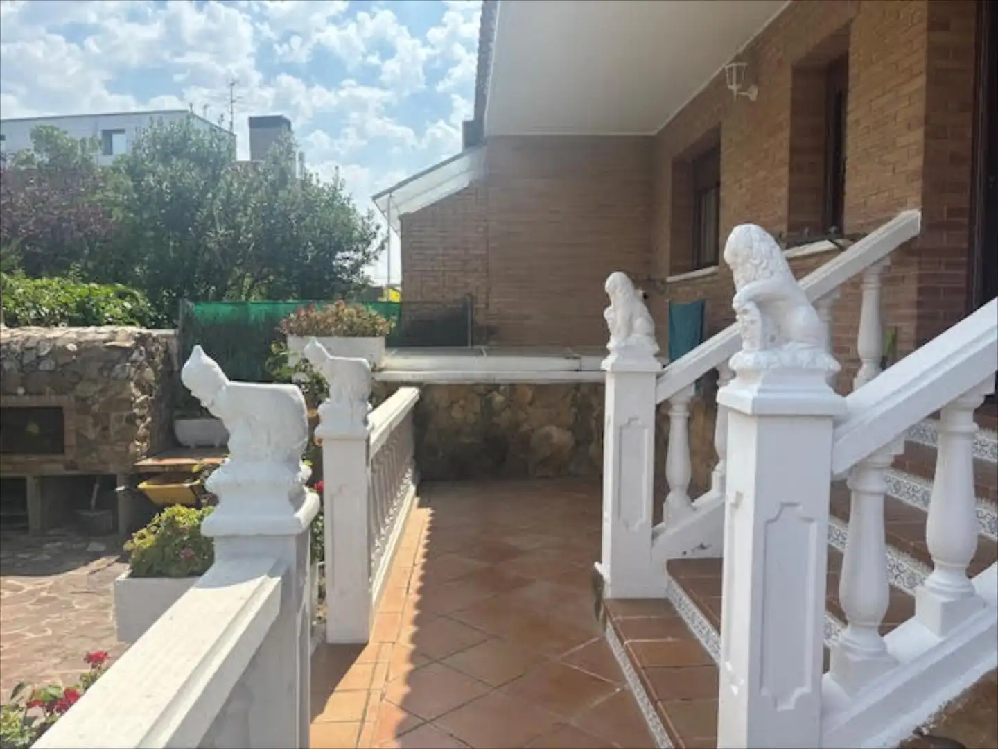 Jardí de Casa adosada en venda en Zaragoza amb Terrassa i Traster