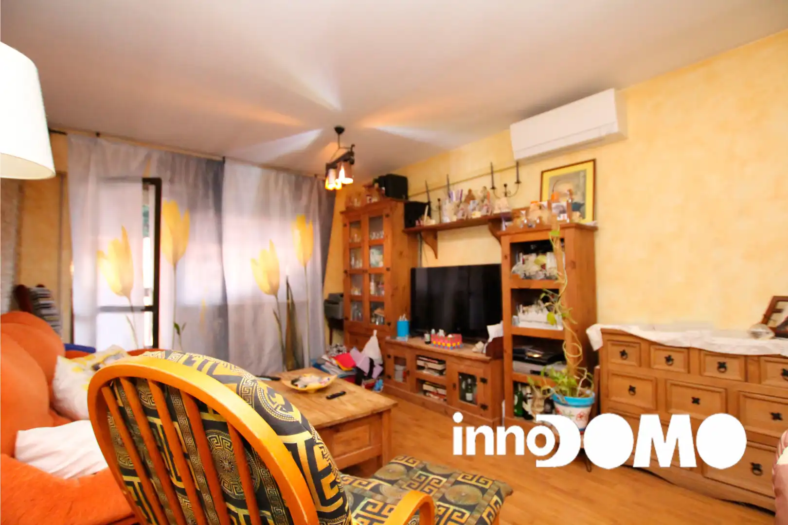 Sala de estar de Piso en venta en Parla con Aire acondicionado, Calefacción y Parquet