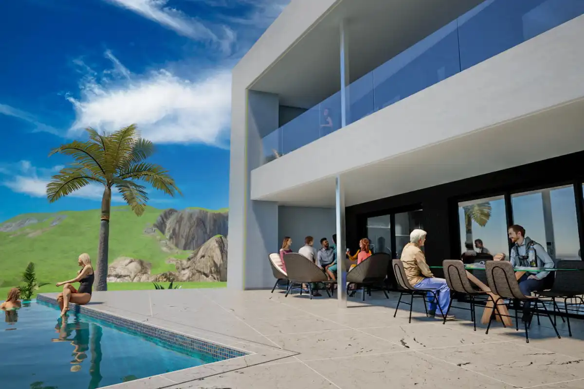 Terraza de Casa o chalet en venta en La Nucia con Piscina