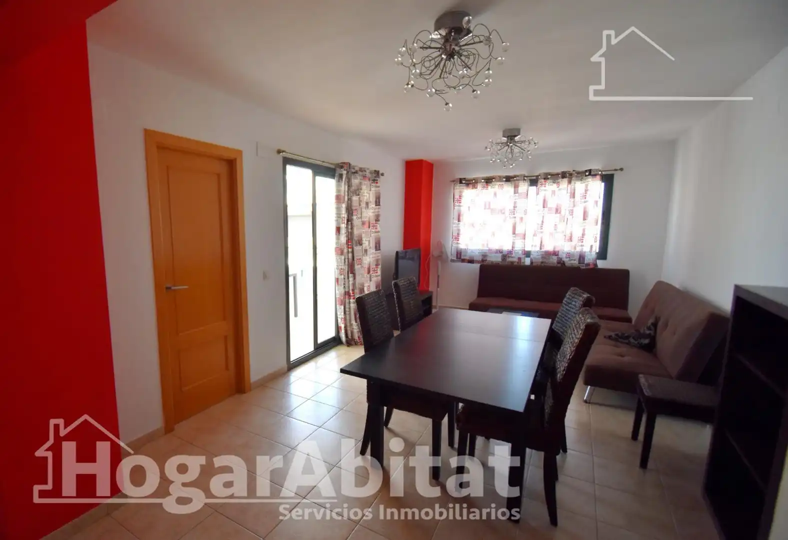 Sala de estar de Ático en venta en Oropesa del Mar / Orpesa con Aire acondicionado, Terraza y Amueblado