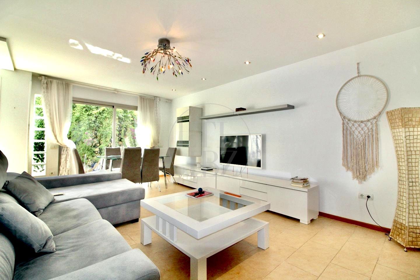 Living room of Duplex for sale in Eivissa  with Storage room, Furnished and Balcony