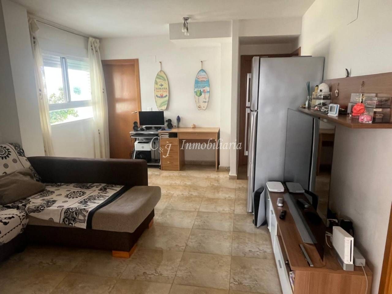 Wohnzimmer von Wohnungen zum Verkauf in Moncofa mit Klimaanlage, Terrasse und Gemeinschaftspool