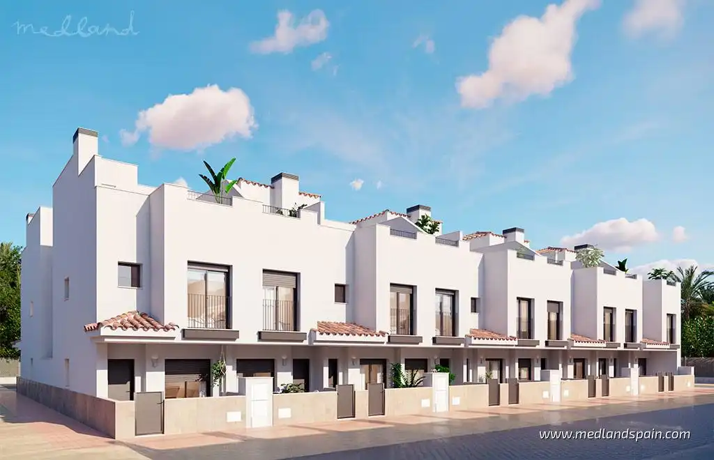 Maison mitoyenne avec piscine à vendre à Mar Menor Golf