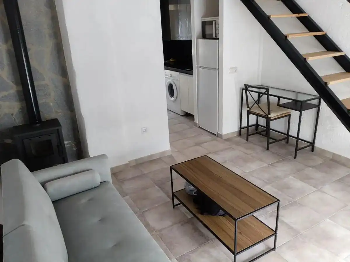 Sala de estar de Casa o chalet en venta en Constantina con Aire acondicionado, Piscina y Amueblado