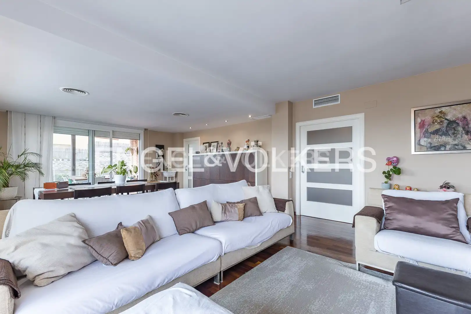 Living room of Houses for sale in Sant Boi de Llobregat  with Air Conditioner, Heating and Private garden