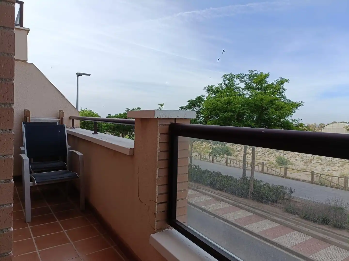Balcony of Flat for rent in Roquetas de Mar  with Terrace, Furnished and Community pool