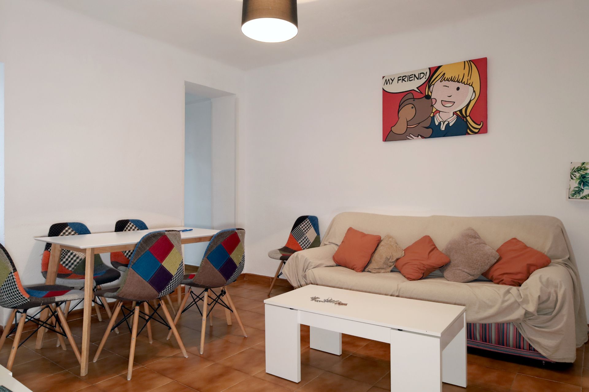 Sala d'estar de Pis de lloguer en San Vicente del Raspeig / Sant Vicent del Raspeig amb Calefacció, Moblat i Forn