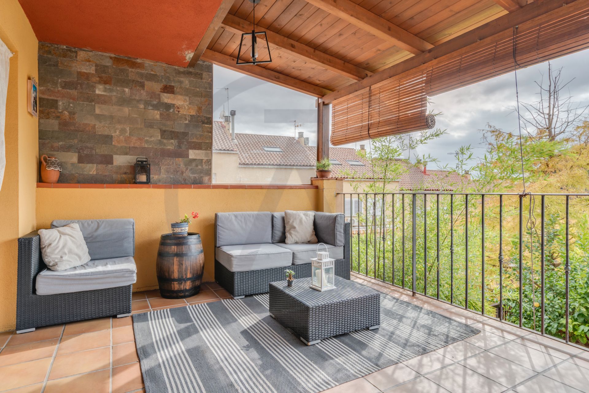 Terrassa de Casa o xalet en venda en Viladecavalls amb Calefacció, Parquet i Terrassa