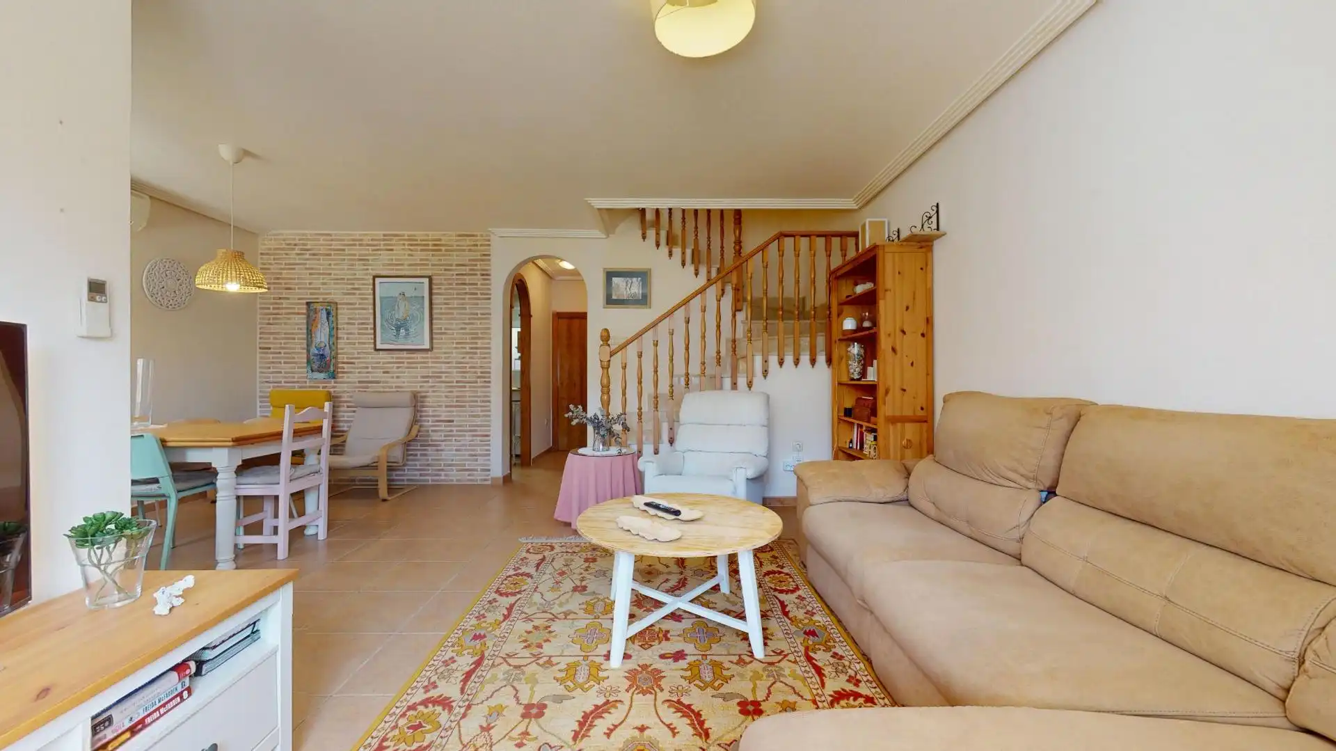 Sala d'estar de Casa adosada en venda en Pilar de la Horadada amb Terrassa
